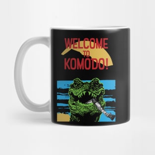 Welcome to Komodo Graphic Dark Humor Mug